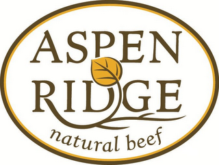 ASPEN RIDGE NATURAL BEEF logo