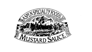 ASPEN SPECIALTY FOODS MUSTARD SAUCE logo