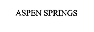 ASPEN SPRINGS logo