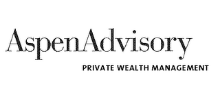 ASPENADVVISORY PRIVATE WEALTH MANAGEMENT logo