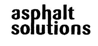 ASPHALT SOLUTIONS logo