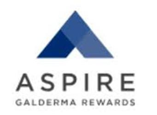 ASPIRE GALDERMA REWARDS logo