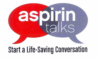 ASPIRIN TALKS START A LIFE-SAVING CONVERSATION logo