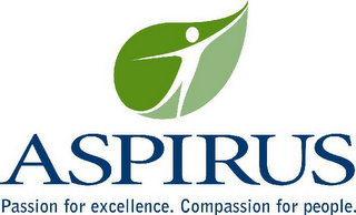 ASPIRUS PASSION FOR EXCELLENCE. COMPASSION FOR PEOPLE. logo