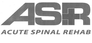 ASR ACUTE SPINAL REHAB logo