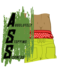 ASS ABSOLUTELY STOPPING SICKNESS logo