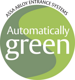 ASSA ABLOY ENTRANCE SYSTEMS AUTOMATICALLY GREEN logo