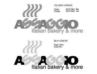 ASSAGGIO ITALIAN BAKERY & MORE logo