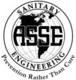 ASSE SANITARY ENGINEERING PREVENTION RATHER THAN CURE logo