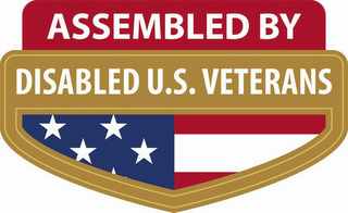 ASSEMBLED BY DISABLED U.S. VETERANS logo