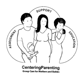 ASSESSMENT SUPPORT EDUCATION CENTERINGPARENTING GROUP CARE FOR MOTHERS AND BABIES logo