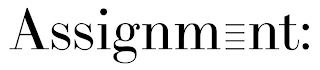 ASSIGNMENT: logo