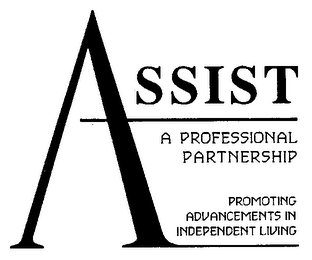 ASSIST A PROFESSIONAL PARTNERSHIP PROMOTING ADVANCEMENTS IN INDEPENDENT LIVING logo
