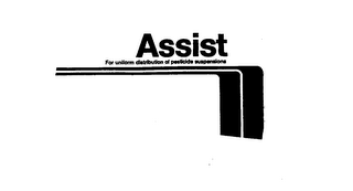ASSIST FOR UNIFORM DISTRIBUTION OF PESTICIDE SUSPENSIONS logo