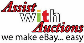 ASSIST WITH AUCTIONS WE MAKE EBAY... EASY logo