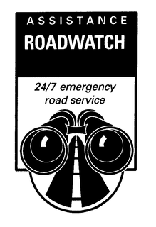 ASSISTANCE ROAD WATCH 24/7 EMERGENCY ROAD SERVICE logo