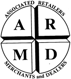 ASSOCIATED RETAILERS MERCHANTS AND DEALERS A R M D logo