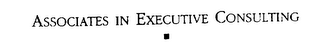 ASSOCIATES IN EXECUTIVE CONSULTING logo