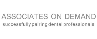 ASSOCIATES ON DEMAND SUCCESSFULLY PAIRING DENTAL PROFESSIONALS logo