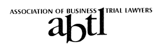 ASSOCIATION OF BUSINESS TRIAL LAWYERS ABTL logo