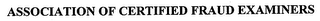 ASSOCIATION OF CERTIFIED FRAUD EXAMINERS logo