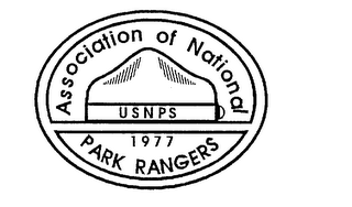 ASSOCIATION OF NATIONAL PARK RANGERS USNPS 1977 logo