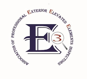 ASSOCIATION OF PROFESSIONAL EXTERIOR ELEVATED ELEMENTS INSPECTORS E 3 logo