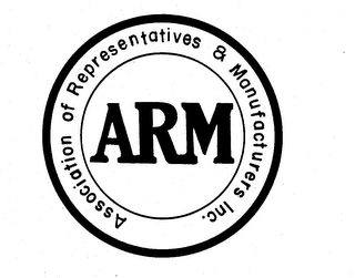 ASSOCIATION OF REPRESENTATIVES & MANUFACTURERS, INC. ARM logo
