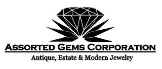 ASSORTED GEMS CORPORATION ANTIQUE, ESTATE & MODERN JEWELRY logo