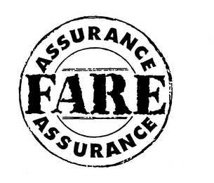 ASSURANCE FARE ASSURANCE