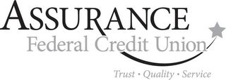 ASSURANCE FEDERAL CREDIT UNION TRUST QUALITY SERVICE logo