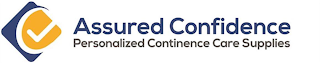 ASSURED CONFIDENCE PERSONALIZED CONTINENCE CARE SUPPLIES logo