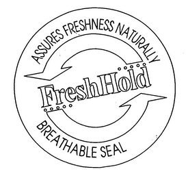 ASSURES FRESHNESS NATURALLY FRESHHOLD BREATHABLE SEAL logo