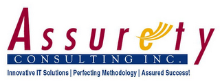 ASSURETY CONSULTING INC. INNOVATIVE IT SOLUTIONS, PERFECTING METHODOLOGY, ASSURED SUCCESS! logo