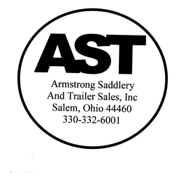 AST ARMSTRONG SADDLERY & TRAILER logo