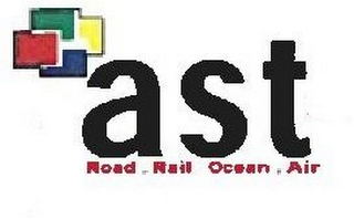 AST ROAD. RAIL. OCEAN. AIR logo