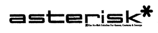 ASTERISK THE NO-RISK SOLUTION FOR GAMES, CONTESTS & SWEEPS logo