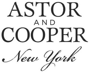 ASTOR AND COOPER NEW YORK logo