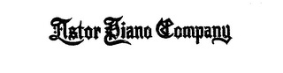 ASTOR PIANO COMPANY logo