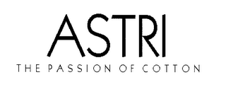 ASTRI THE PASSION OF COTTON logo