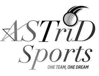ASTRID SPORTS ONE TEAM, ONE DREAM logo