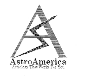 ASTRO AMERICA ASTROLOGY THAT WORKS FOR YOU AS logo