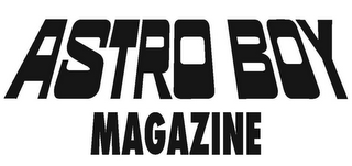ASTRO BOY MAGAZINE logo