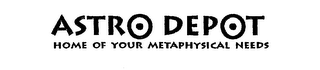ASTRO DEPOT HOME OF YOUR METAPHYSICAL NEEDS logo