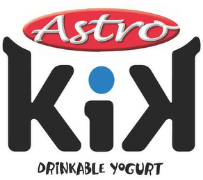 ASTRO KIK DRINKABLE YOGURT logo