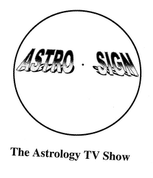 ASTRO . SIGN THE ASTROLOGY TV SHOW logo