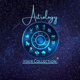 ASTROLOGY HAIR COLLECTION LIBRA VIRGO LEO CANCER GEMINI ARIES TAURUS PISCES AQUARIUS CAPRICORN SAGITTARIUS SCORPIO logo