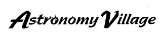 ASTRONOMY VILLAGE logo
