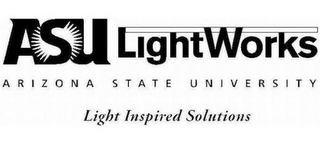 ASU LIGHTWORKS ARIZONA STATE UNIVERSITY LIGHT INSPIRED SOLUTIONS logo