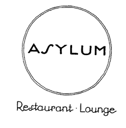 ASYLUM RESTAURANT - LOUNGE logo